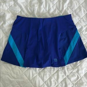 Wilson Blue and Teal Athletic Skort